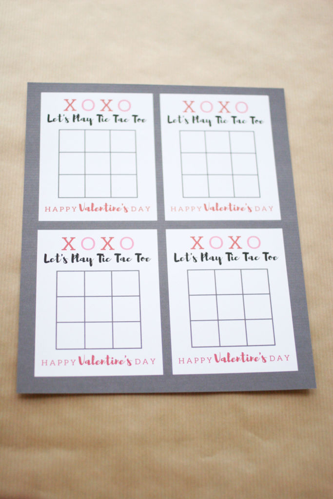 Tic Tac Toe Valentine Card // Free Printable Craftivity Designs