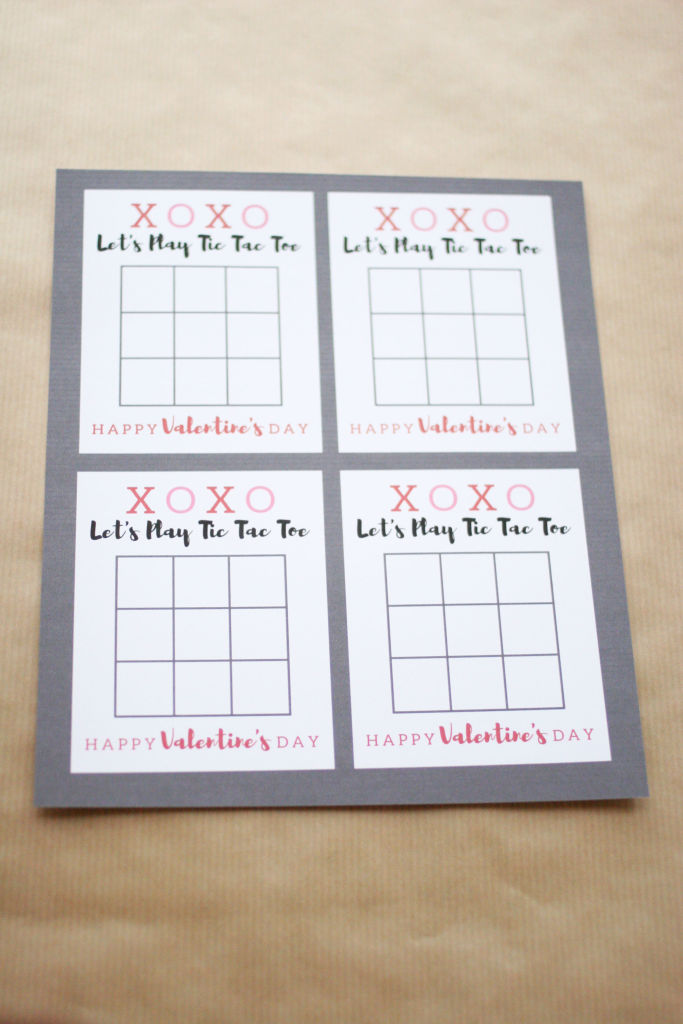 Tic Tac Toe Valentine Card Free Printable Craftivity Designs