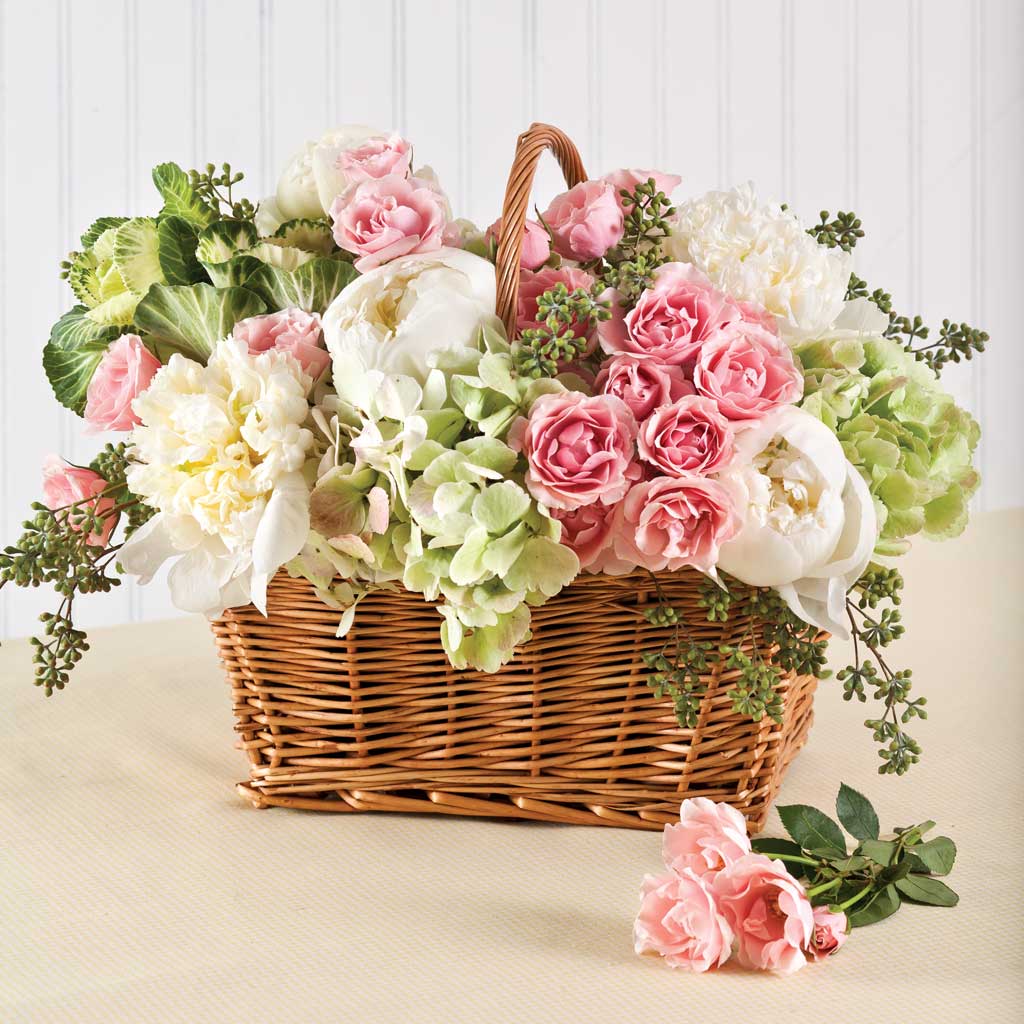 How To Arrange Flowers In Basket at Dorothy Brooks blog