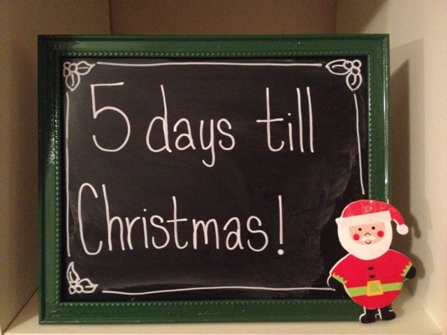 Holiday Chalkboards