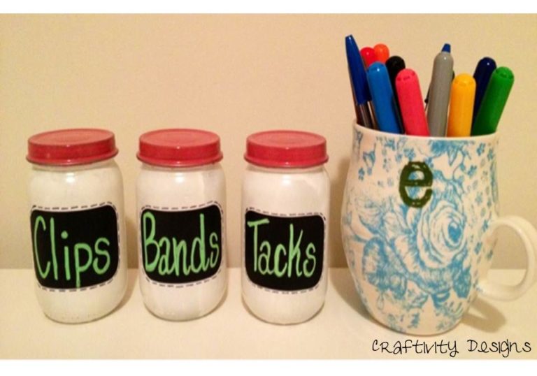 How to Make DIY Chalkboard Jars
