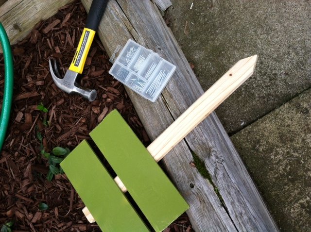 How to Make a Garden Sign (at the Cornerstone)