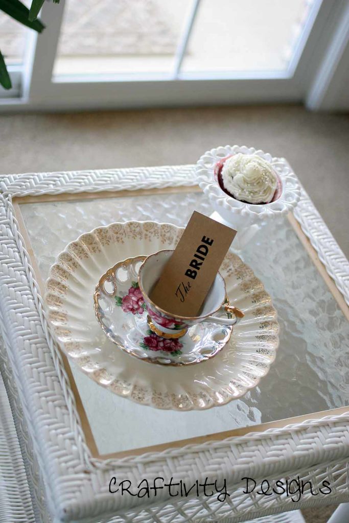 Vintage Bridal Shower Menu (& Free Printables)