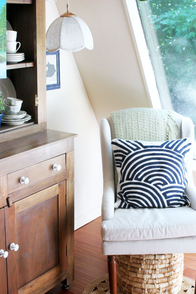 Blue and Green Sunroom Makeover