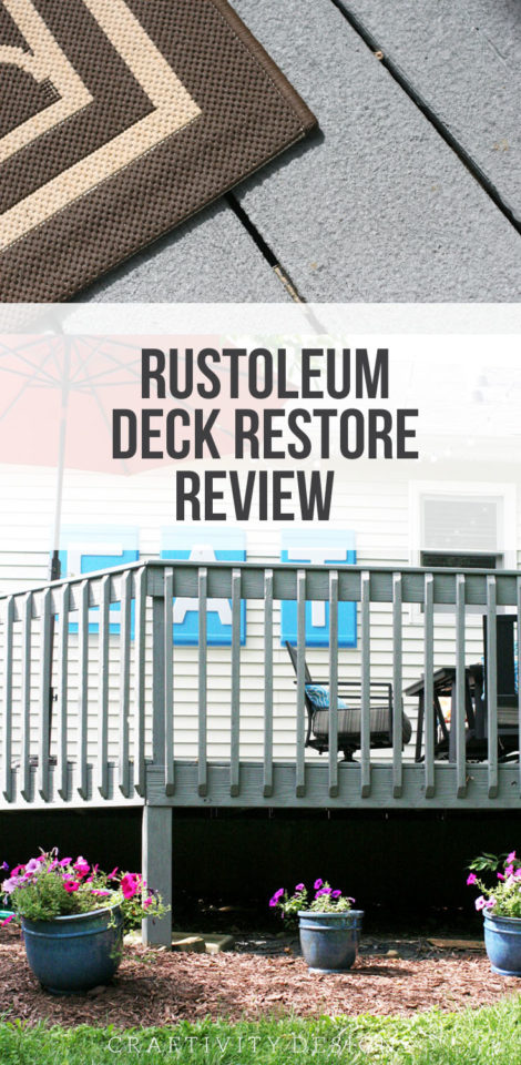 How to Restore a Deck | Step-by-Step Review with Photos (Rustoleum Deck ...