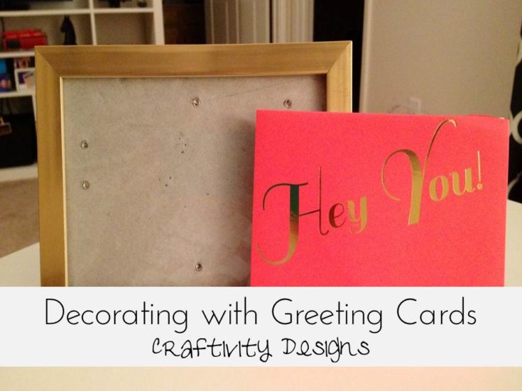 How to Frame Greeting Cards as Art Craftivity Designs