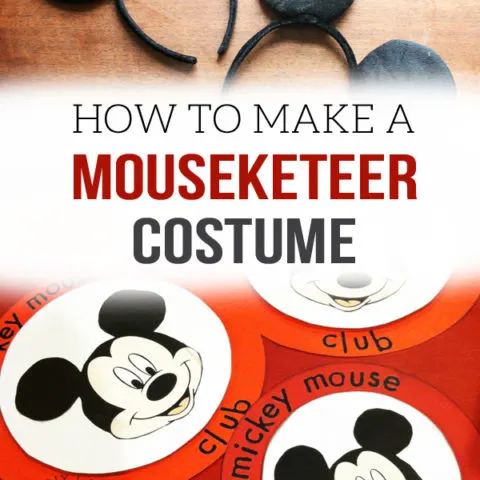 how to make a mouseketeer costume or mickey mouse club costume