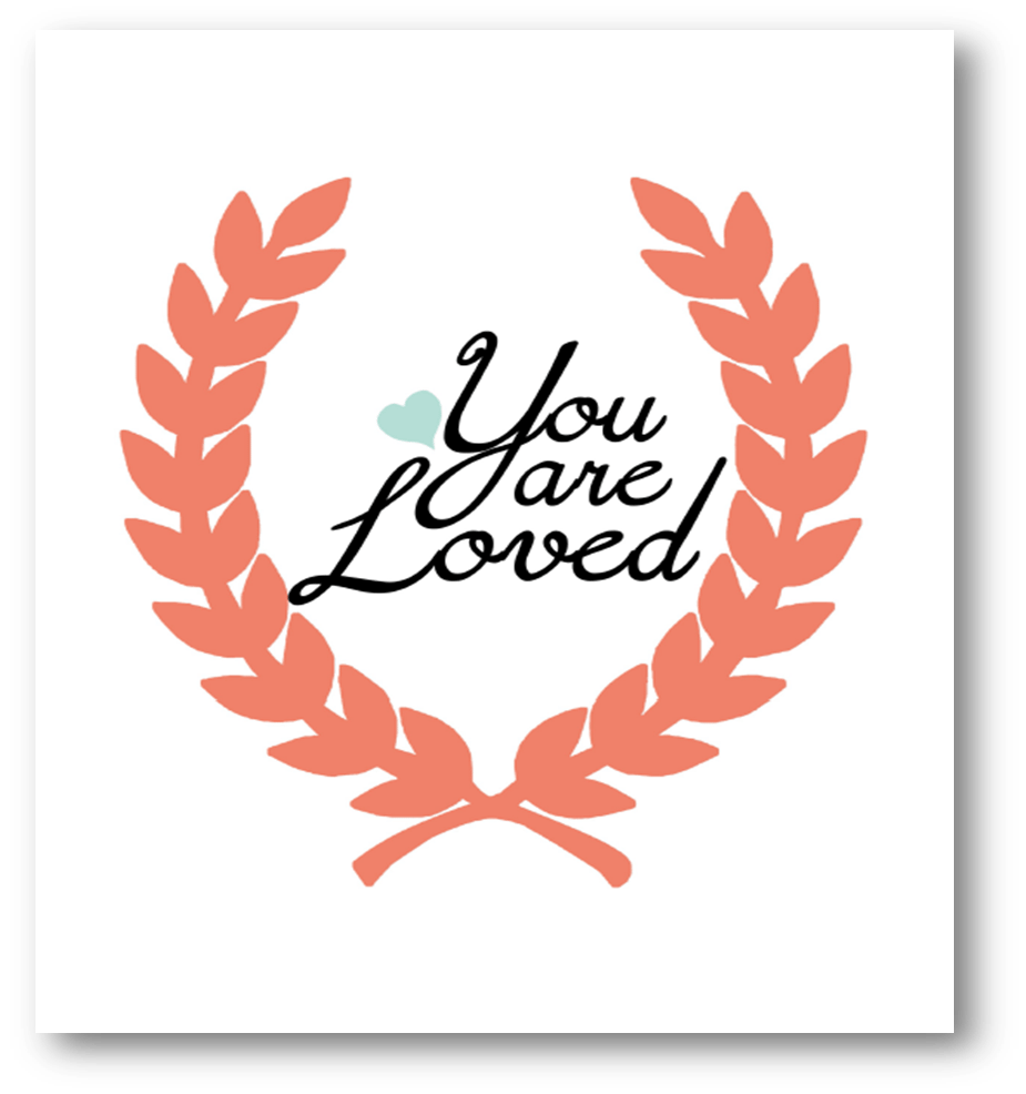 "You are Loved" Bedroom Free Art Printable Craftivity Designs