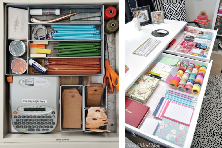 10+ Ideas to Organize an Office and Desktop
