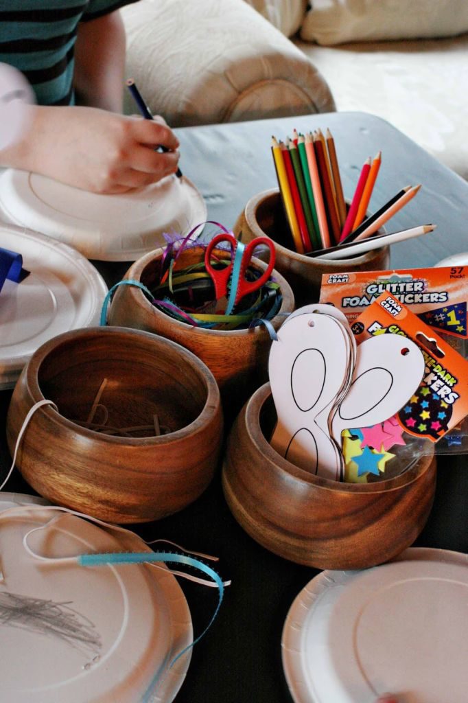 Superhero Party Crafts  - make a superhero mask and superhero shield