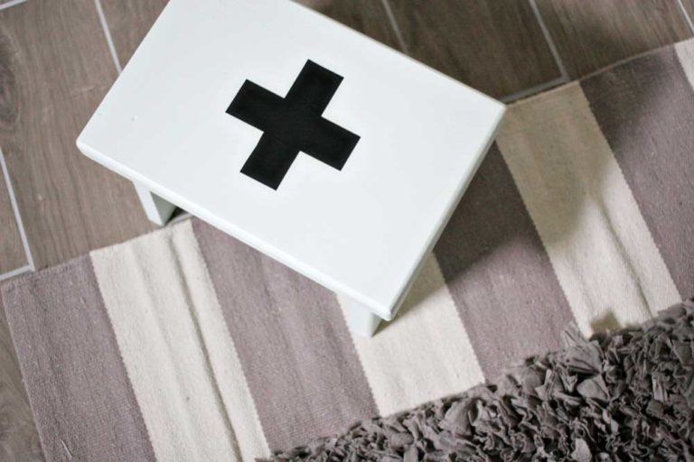 How to Make a Modern Bath Stool