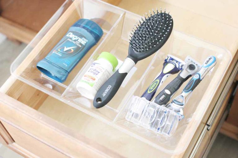 How to Make a Drawer Organizer with a Dollar Store Serving Tray