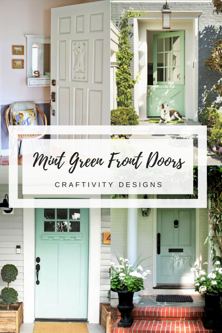 A Mint Green Front Door (+ 10 More Examples!) Craftivity Designs