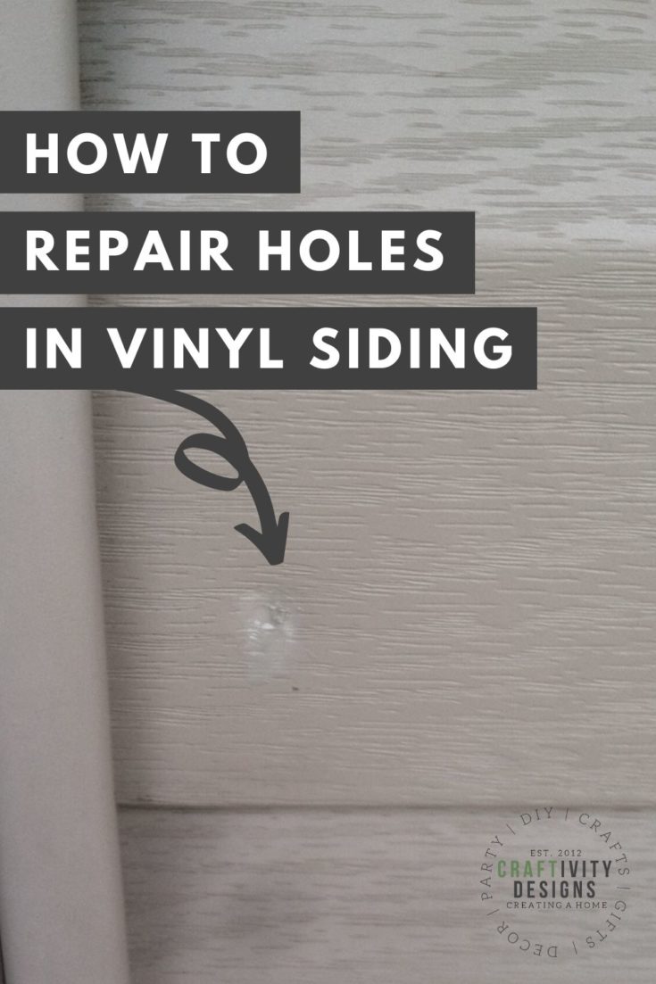 How to Repair a Hole in Vinyl Siding Craftivity Designs