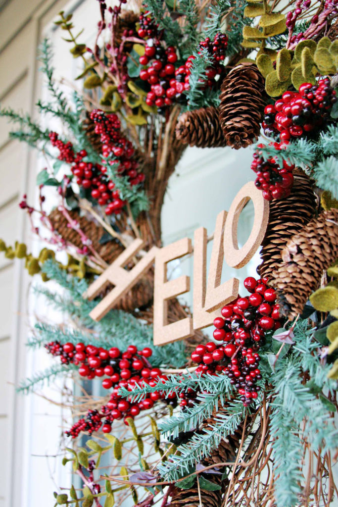 A "Welcome"-ing Wreath // & Simple Wreath Updates