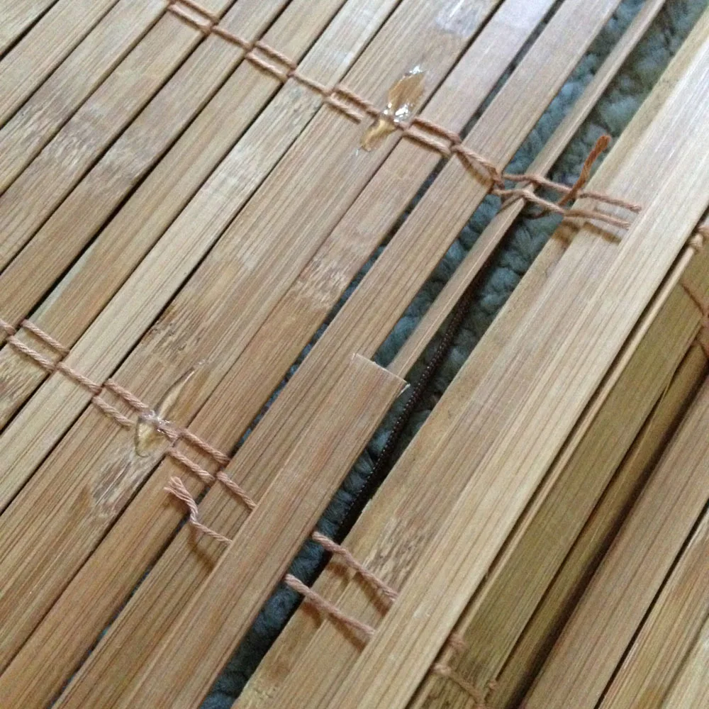 removing extra slats on diy bamboo blinds