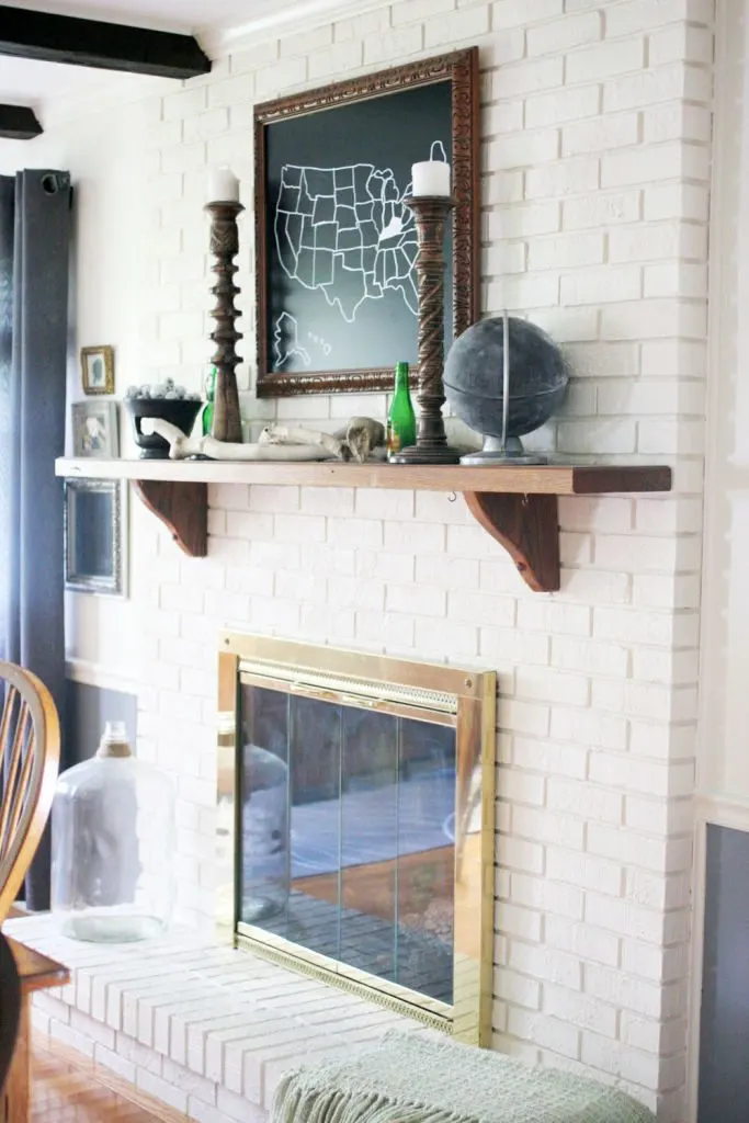 How To Paint A Brick Fireplace And The, What Type Of Paint Do I Use To A Brick Fireplace