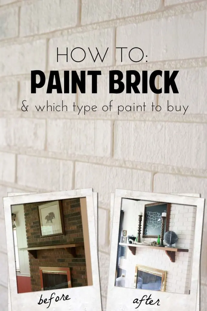 How To Paint A Brick Fireplace And The, How To Seal A Painted Brick Fireplace