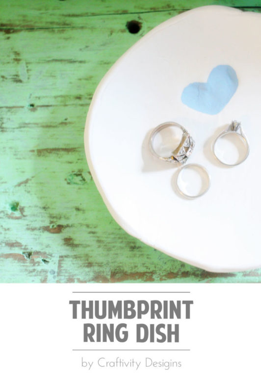 How to Make a DIY Thumbprint Ring Dish – Craftivity Designs