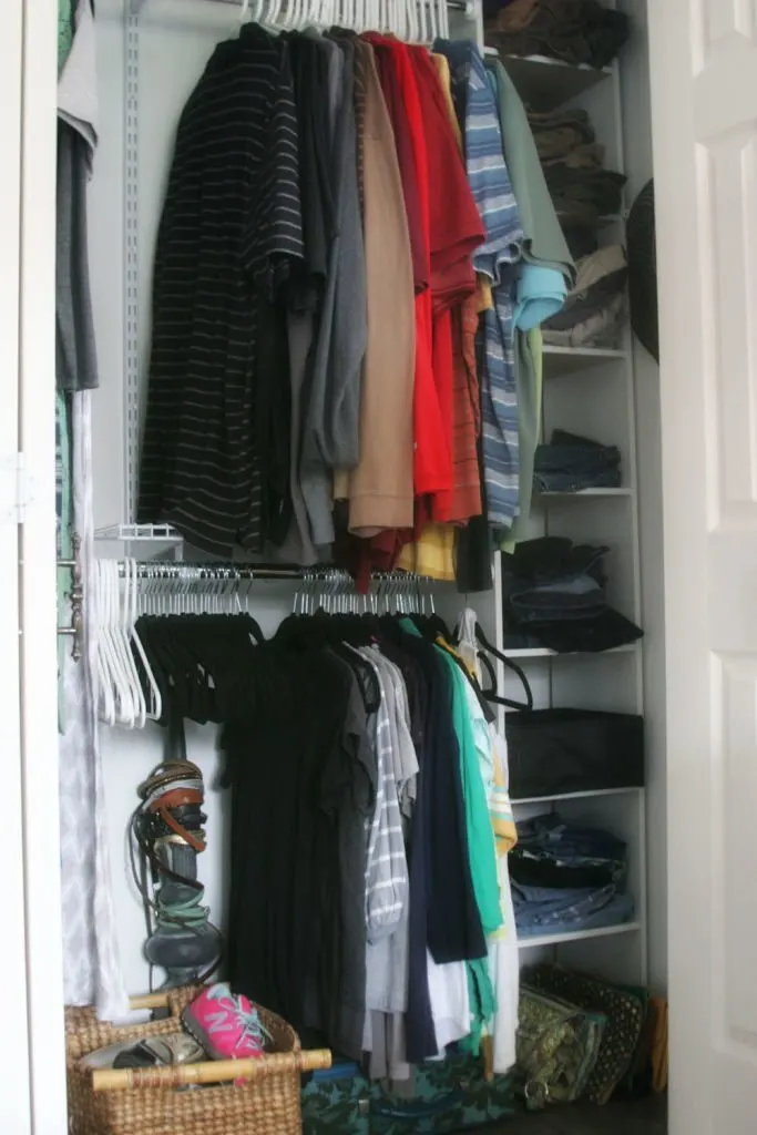 How to work with small closets // Old homes don't typically have large closets -- even in the Master Bedroom. Check out some other options for storage.