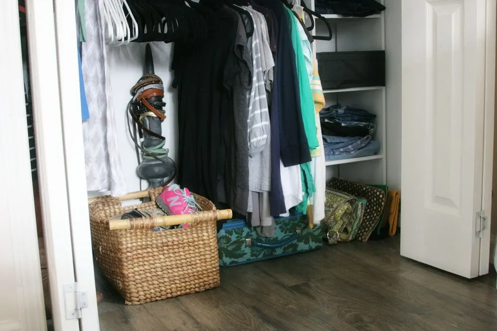How to work with small closets // Old homes don't typically have large closets -- even in the Master Bedroom. Check out some other options for storage.