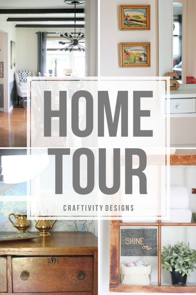 A home is a place to create the story of your family. Home Tour by @CraftivityD