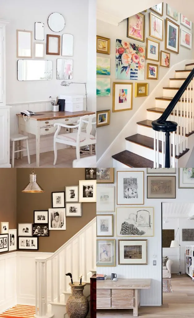 10+ Beautiful Collected Gallery Walls // Gallery Wall Inspiration