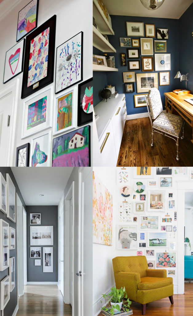10+ Beautiful Collected Gallery Walls // Gallery Wall Inspiration