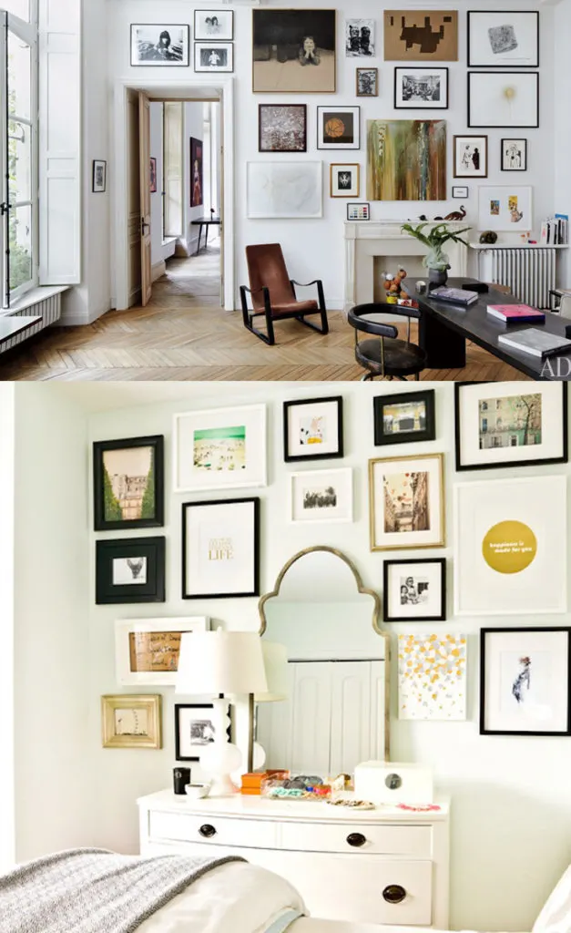 10+ Beautiful Collected Gallery Walls // Gallery Wall Inspiration