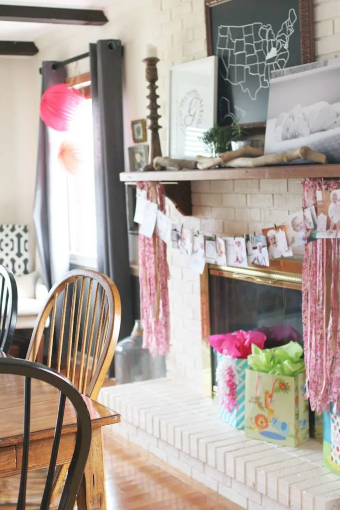 Vintage Baby Girl First Birthday Party Ideas