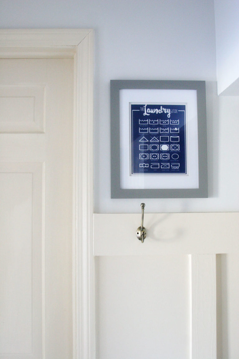 Small Laundry Room and Mudroom Makeover. Navy Laundry Room Renovation. Mudroom Renovation. Laundry Room and Mudroom Design. by @CraftivityD