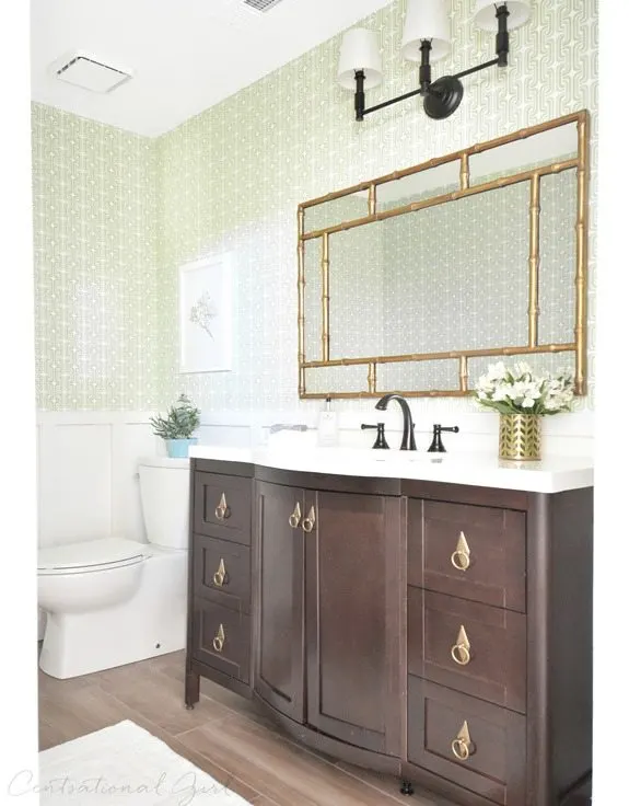 Mix brass or gold hardware with oil-rubbed bronze finishes. How to work with Brass hardware. via @CraftivityD