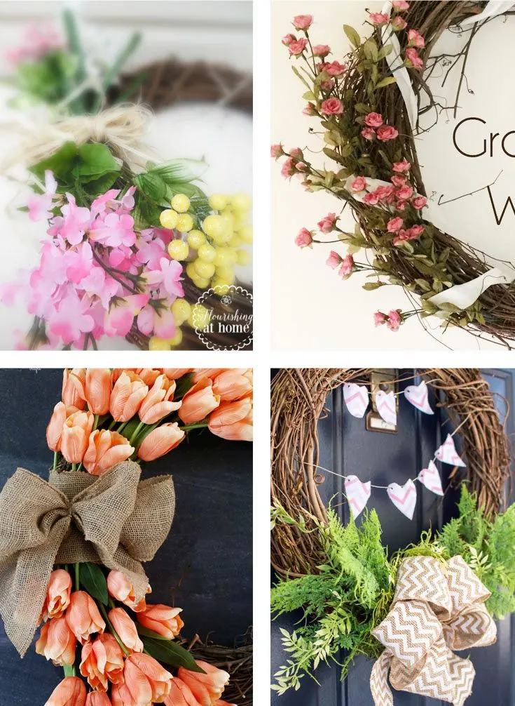 13 Spring Wreath Ideas