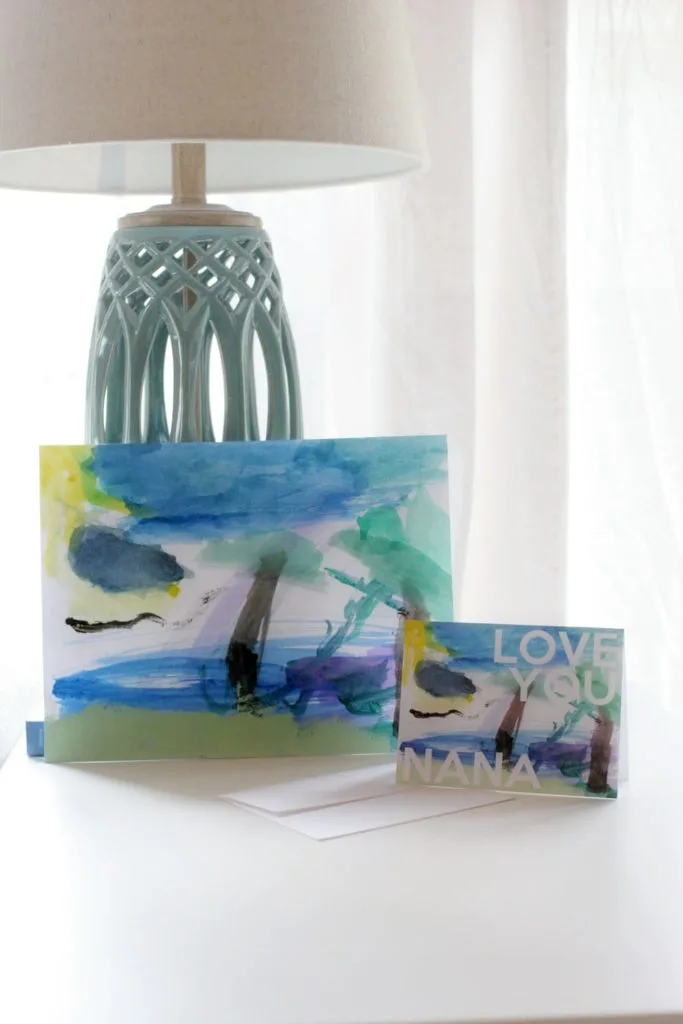 3 Gifts made from Art. Make a gift for Mother's Day from a child's artwork. by @CraftivityD