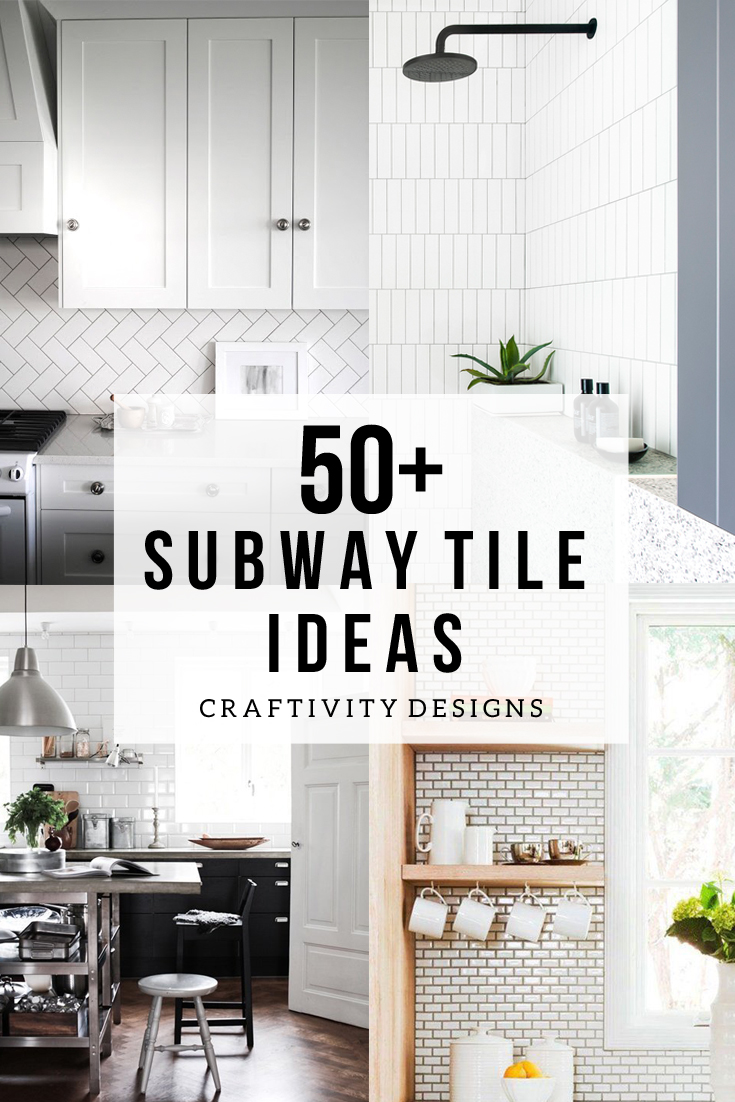 50+ Subway Tile Ideas + Free Tile Pattern Template ...