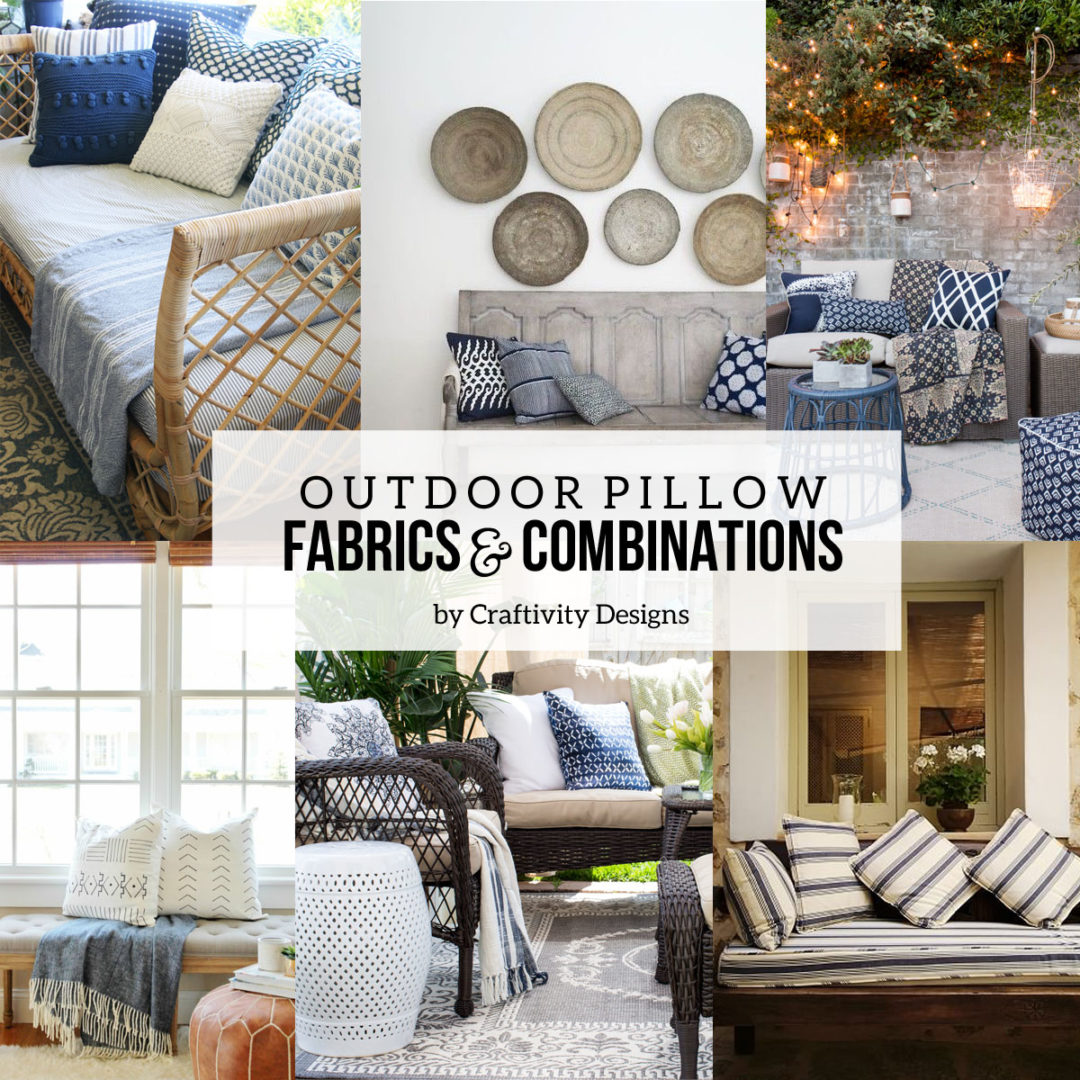 Outdoor Pillow Fabrics Craftivity Designs