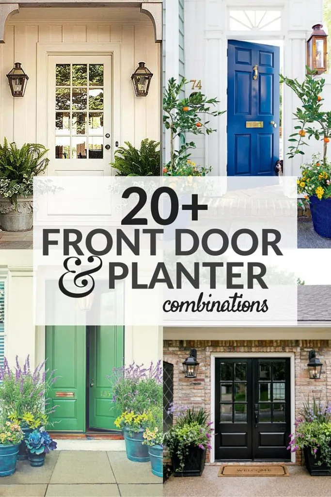 20+ Front Door & Planter Combinations