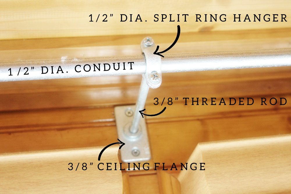 How to assemble a DIY extra long curtain rod