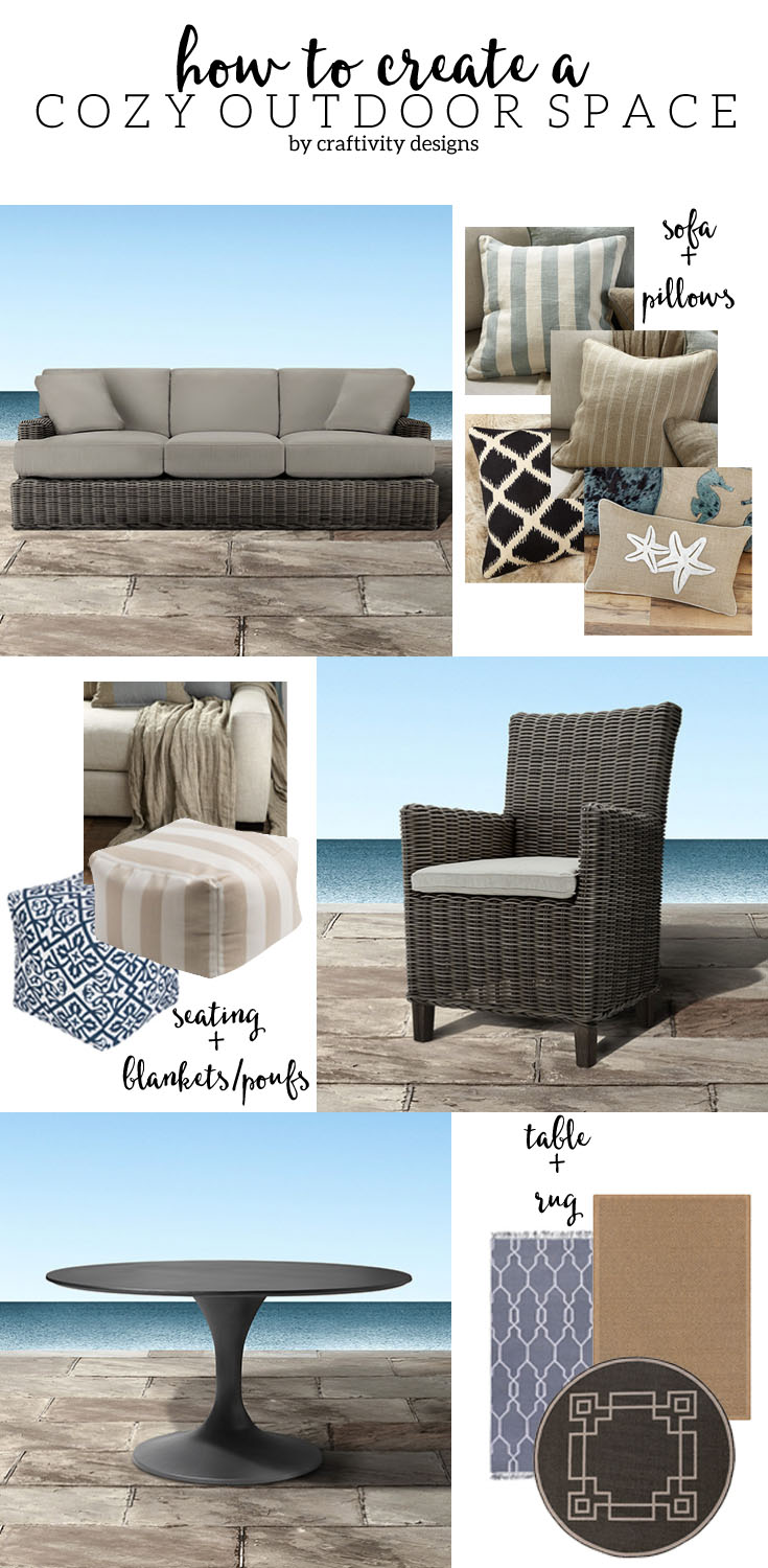 Learn how to create a cozy outdoor space. Using the right ...
