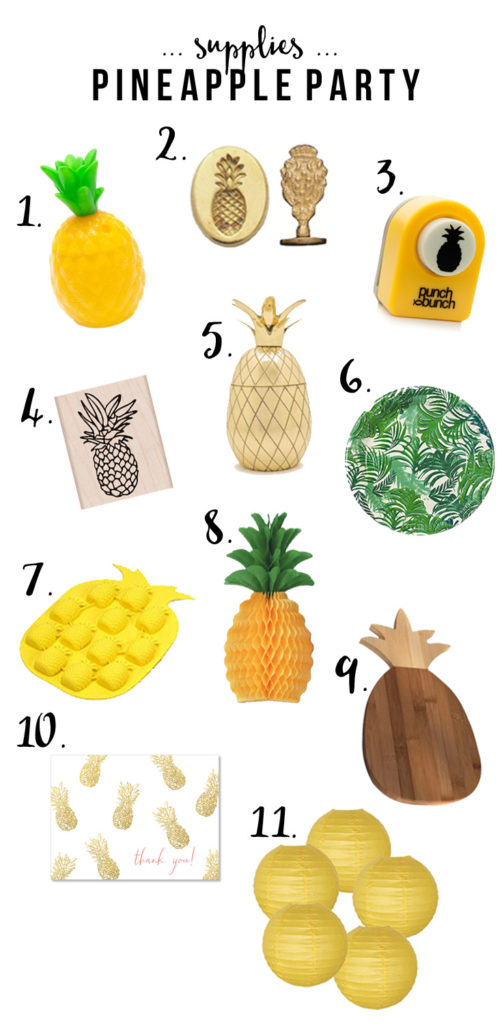 25+ Pineapple Party Ideas, Summer Party Theme, #PartyLikeAPineapple, via @CraftivityD