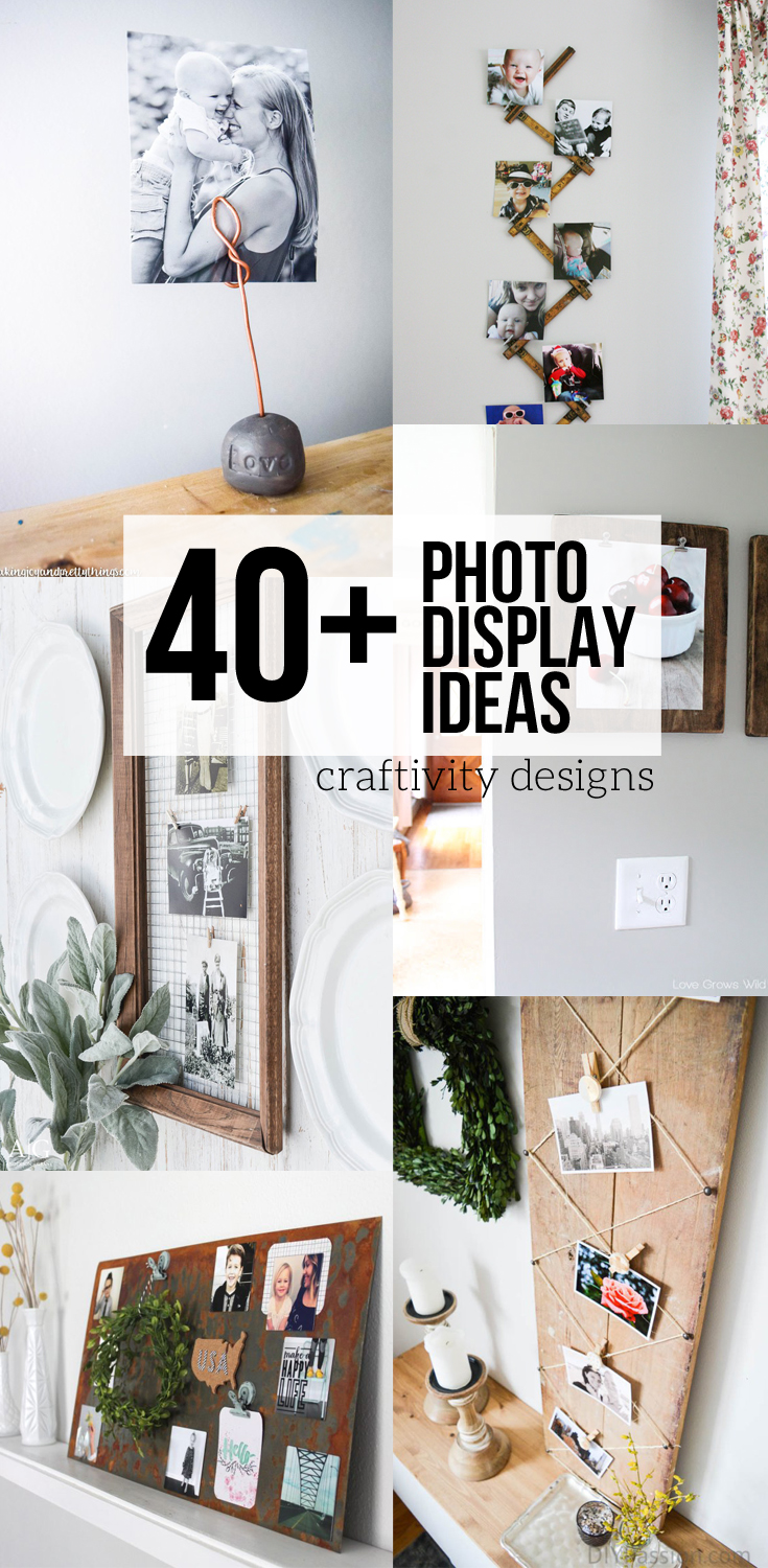 40+ Amazingly Creative Photo Display Ideas that You'll Love