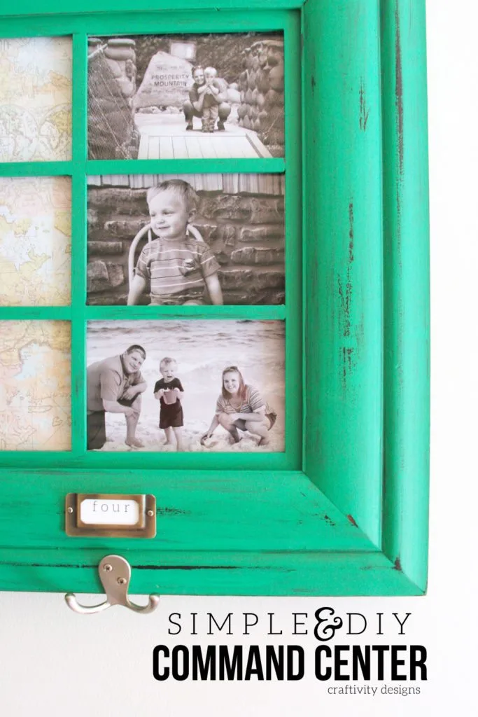 Simple and DIY Command Center DIY Family Command Center Painted Green