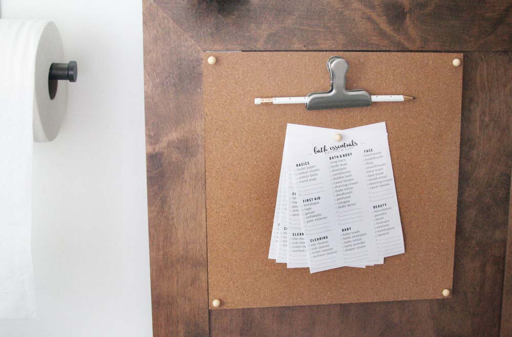 Easy Bathroom Organization Ideas for a quick and stylish refresh. @CraftivityD