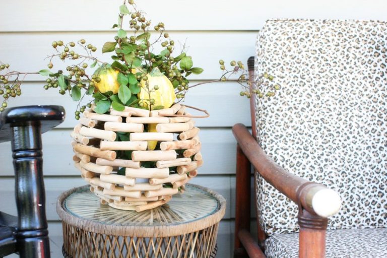 Fall Home Tour with Rustic and Natural Elements by @CraftivityD