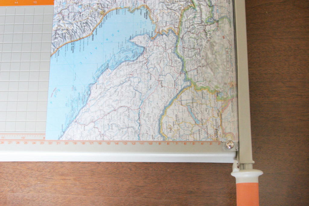 DIY Map Wallpaper, Wall Treatment, Renter-Friendly, Temporary, Map Wall by @CraftivityD