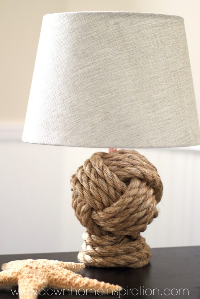 10 DIY Rustic Lights using rope + DIY Rope Cord Cover by @CraftivtyD