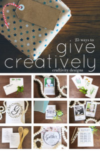 Would you like to Give Creatively this Christmas Season? Check out 25+ Creative, Meaningful gift ideas in this 2016 Holiday Look Book. by @CraftivityD