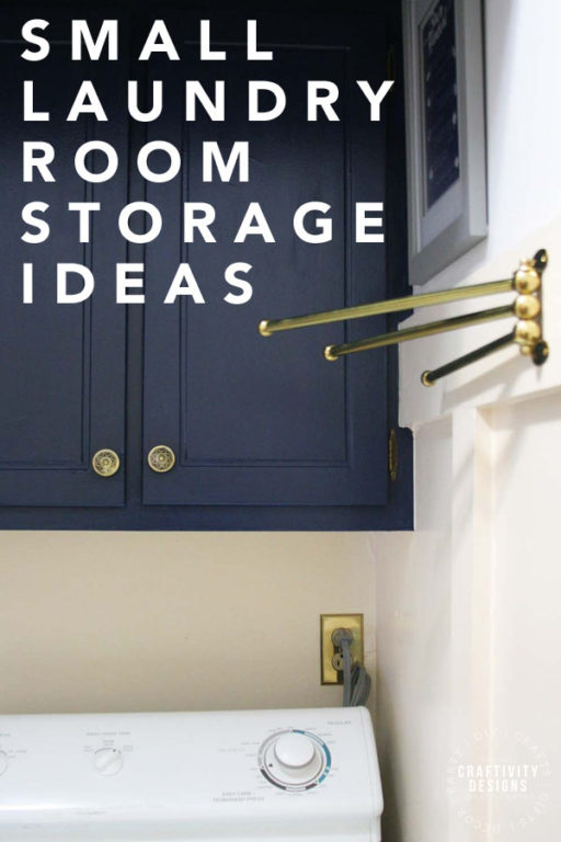 7 Tiny Laundry Room Storage Ideas (that are cheap!) Craftivity Designs