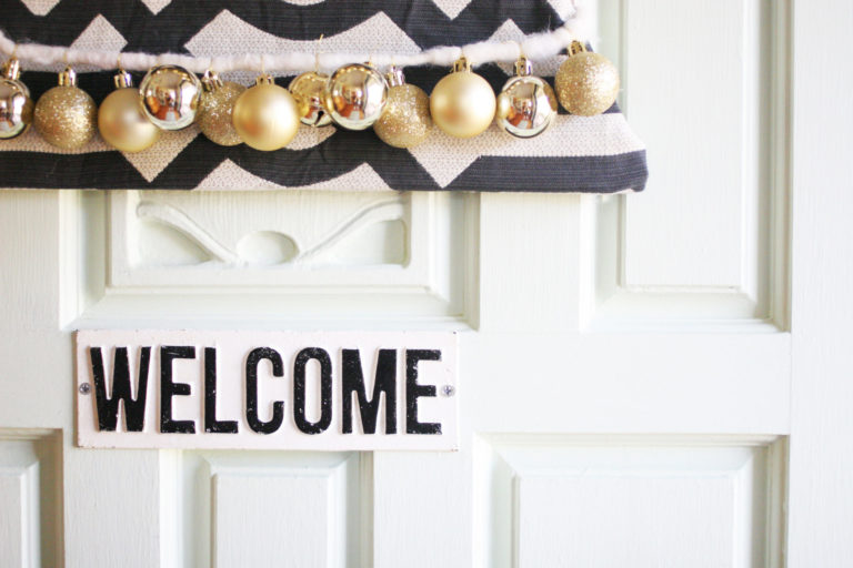 DIY Christmas Tree Wreath, Non-Traditional Christmas Wreath Idea, Ornament Wreath by @CraftivityD