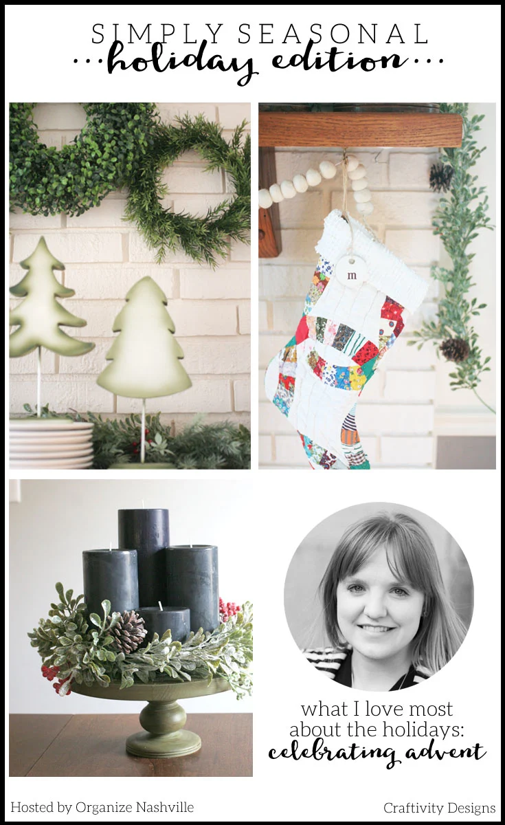 5 Simple Christmas Decorating Tips, Simply Seasonal, Christmas Home Tour by @CraftivityD